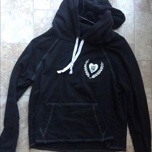 PINK Slightly Cropped Hoodie